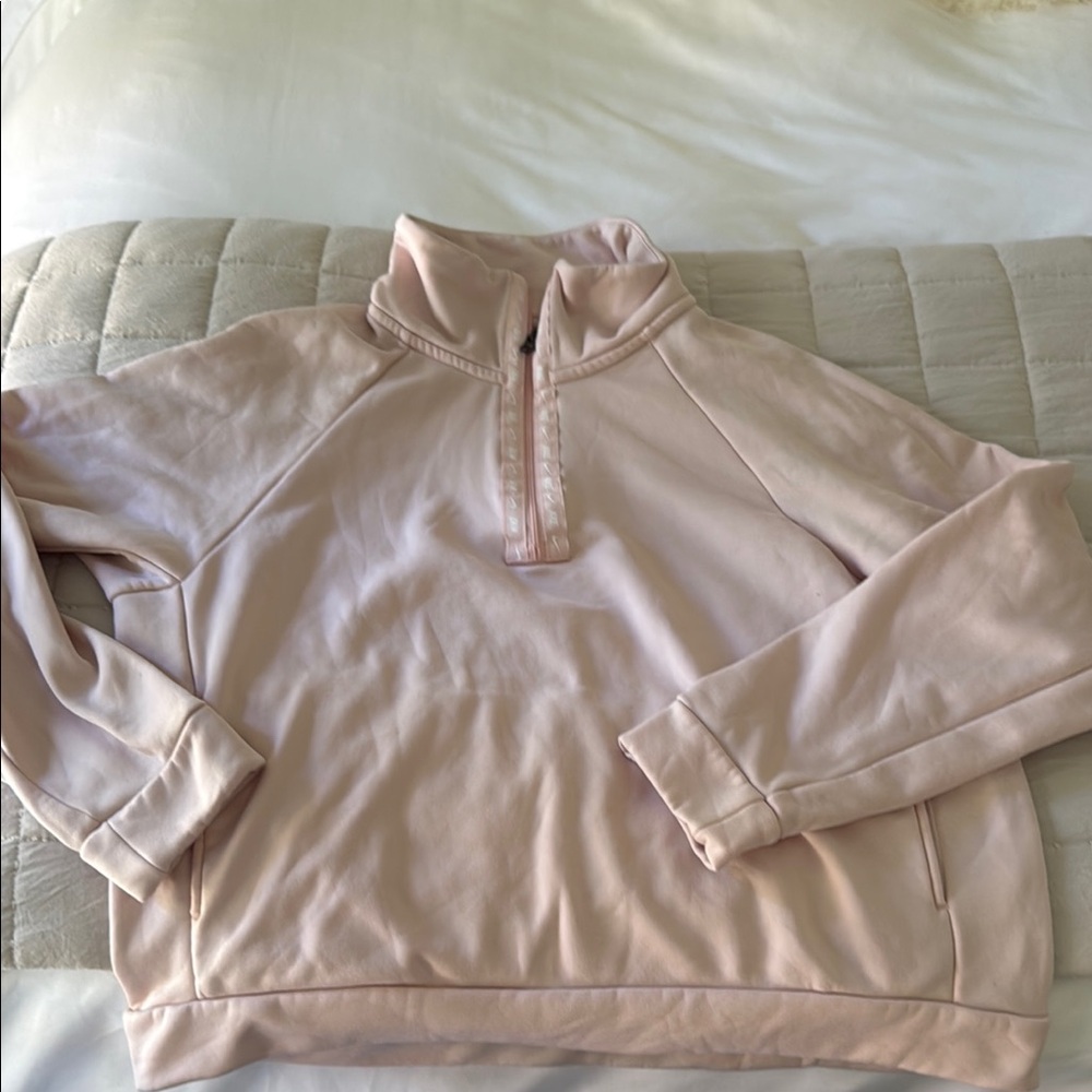Nike Women’s Pink Half-Zip Fleece Pullover